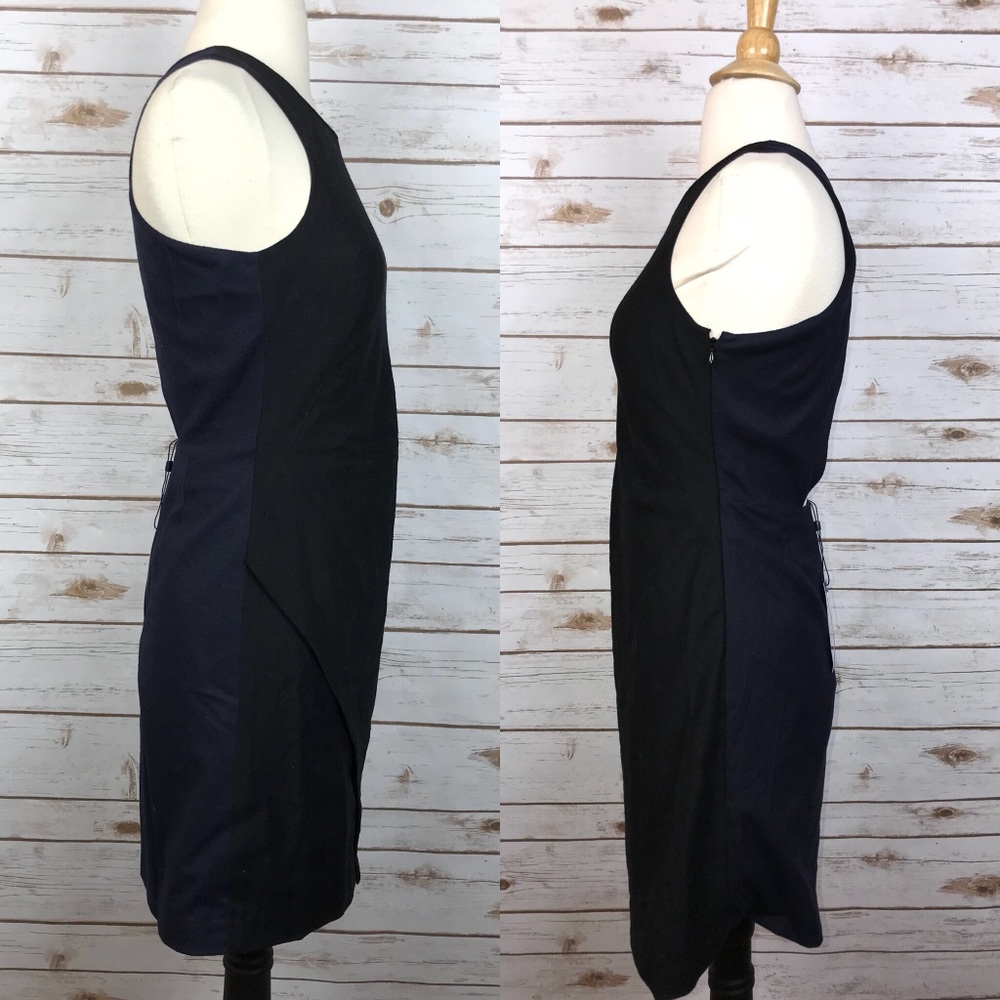 Rebecca Minkoff Juno Cross Back Scissor Hem Dress - Picture 2 of 4